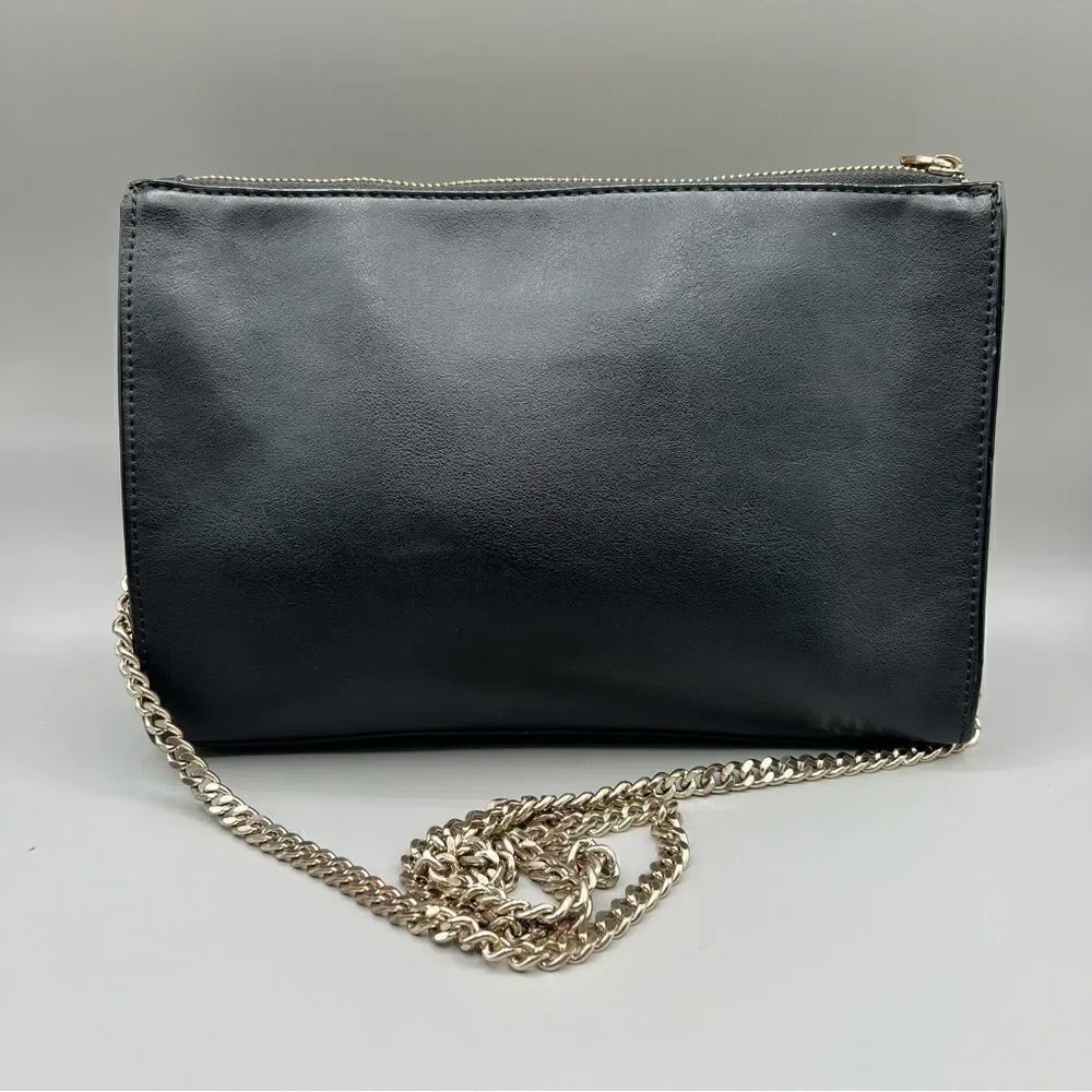 Zara Rose Embroidered Gold Chain Crossbody - Picture 4 of 10